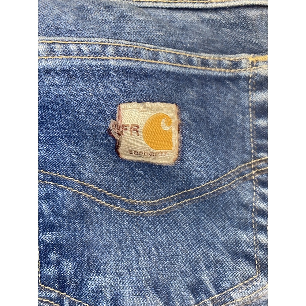 Carhartt Men's FR Jeans Size 44 X 32 Flame Resistant Relaxed Fit CAT 2 Straight - Picture 9 of 9